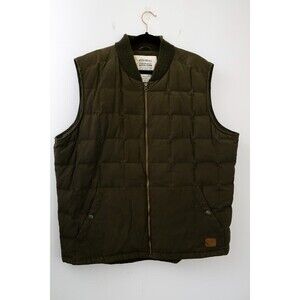 Eddie Bauer Goose Down puffer Vest Green Tall XL